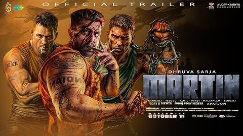 #Martin - Telugu Trailer 1 [4K Video] | Dhruva Sarja | AP Arjun | Uday K Mehta