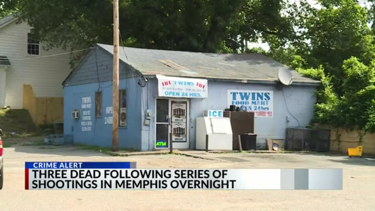 MEMPHIS | 3 dead within 3 hours of separate overnight shootings