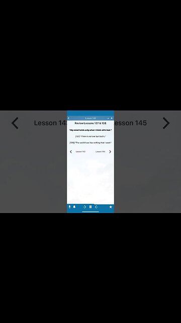 Lesson 144 Review 4 A Course in Miracles Review Lesson 127 & 128