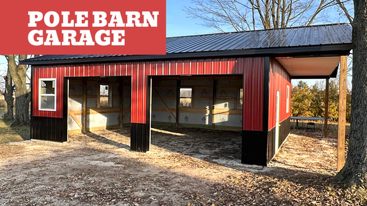 Pole Barn Two Car (Garage) - Build it Yourself?