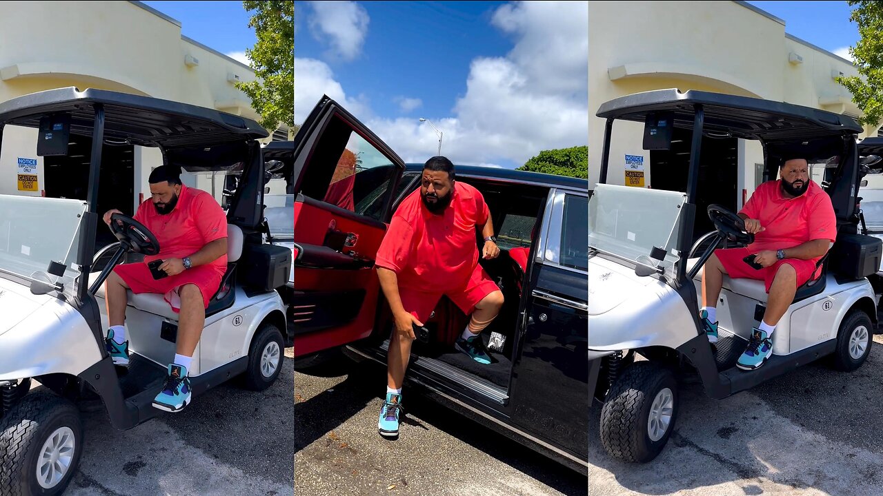 DJ Khaled's Golfing Adventure: Rolls Royce to Cart! | Golfing In Style