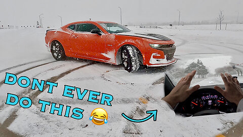 2019 Camaro SS 1LE *VS* the snow