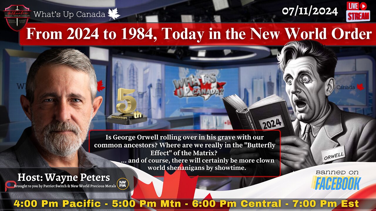 From 2024 to 1984, Today in the New World Order