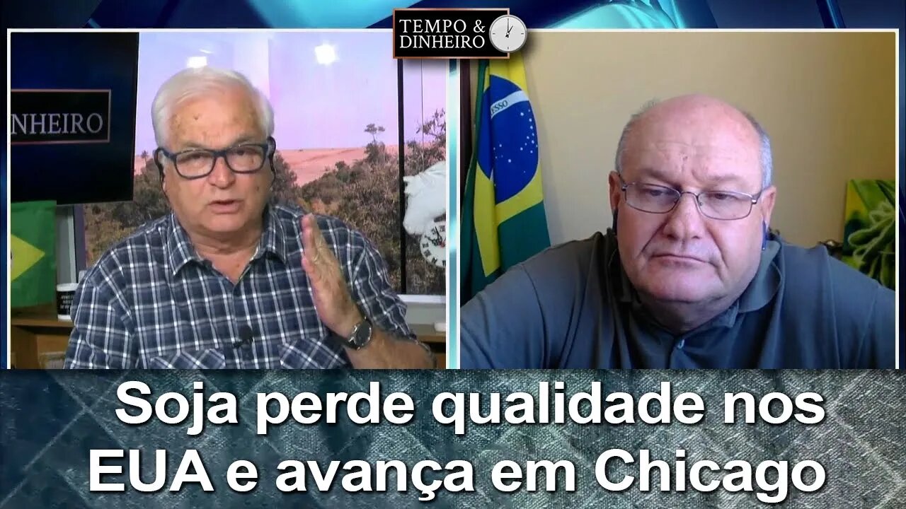 Soja perde qualidade nos EUA e avança em Chicago