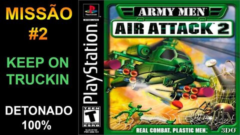 [PS1] - Army Men: Air Attack 2 - [Missão 2 - Keep On Truckin] - Detonado 100% - 1440p