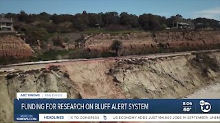 Funding for research on bluff alert system