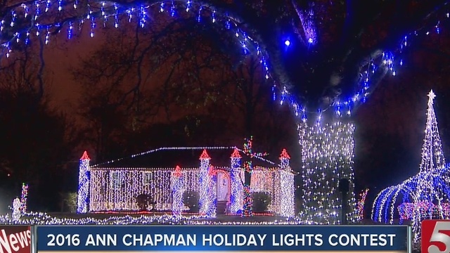 Lawson Home Wins Holiday Lights Contest