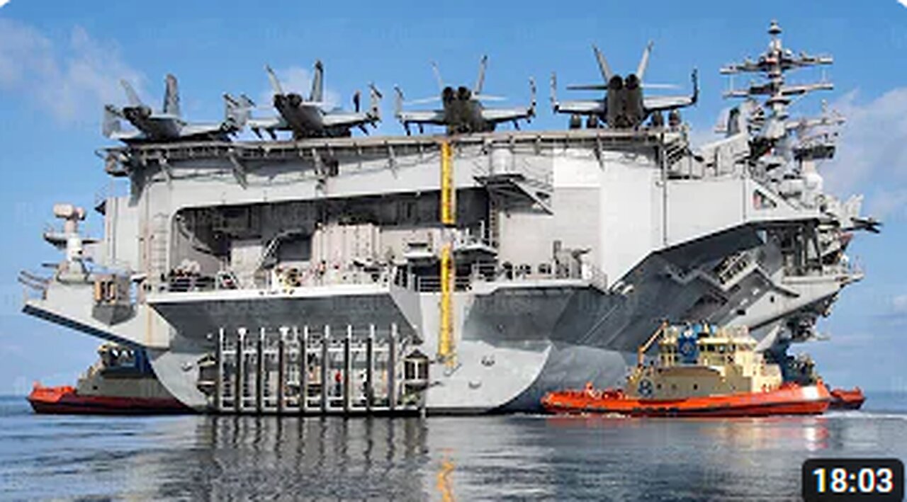 The Crazy Life Inside World’s Largest $13 Billion Aircraft Carrier in Middle of the Ocean