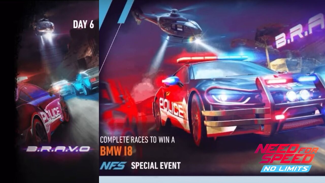 "B.R.A.V.O Event Day 6: BMW i8 Unleashed! | NFS No Limits"