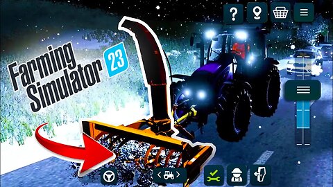 Farming Simulator 23 🔥 Clean Snow💥 Farming Simulator 23 Android Gameplay 🚜 Fs23 Android & IOS 🚜FS23