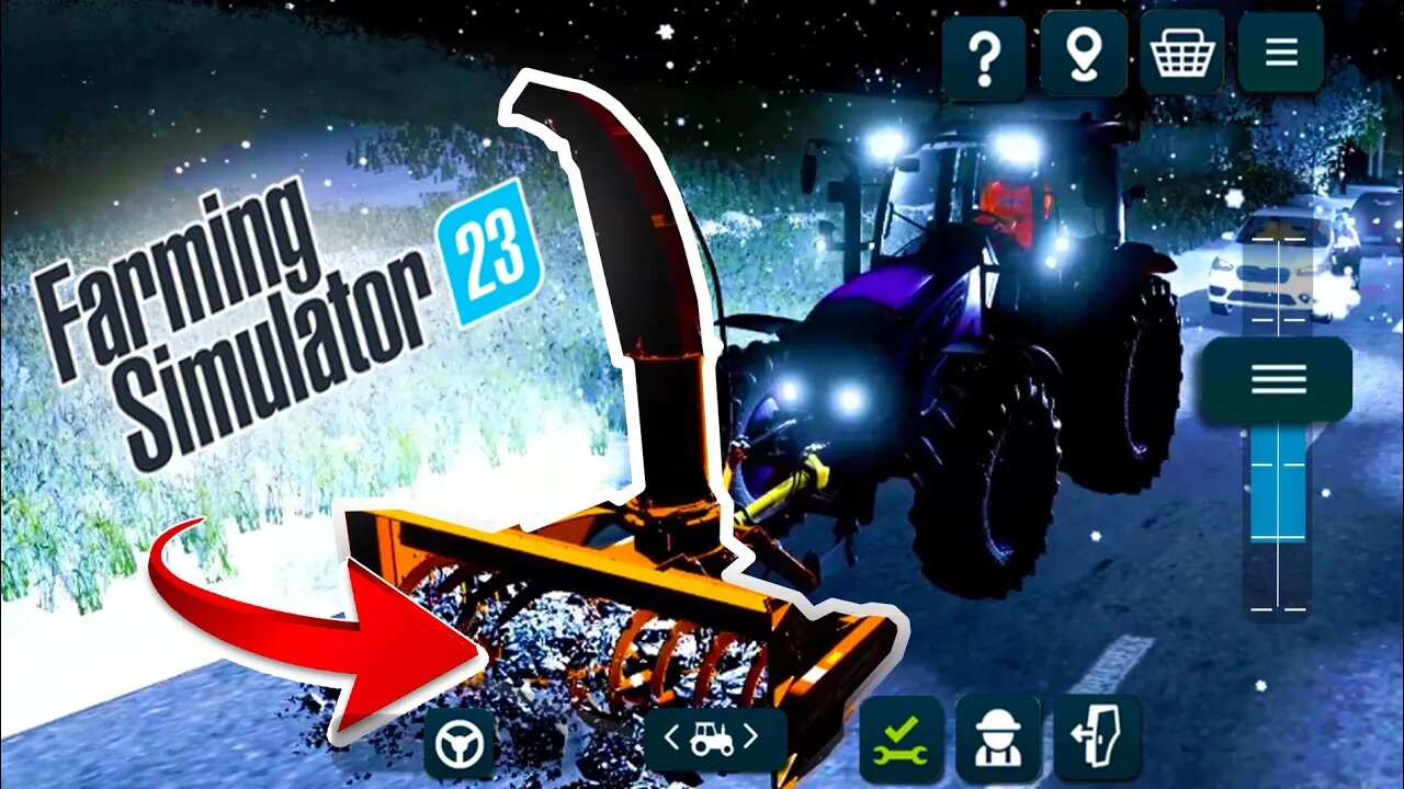 Farming Simulator 23 🔥 Clean Snow💥 Farming Simulator 23 Android Gameplay 🚜 Fs23 Android & IOS 🚜FS23