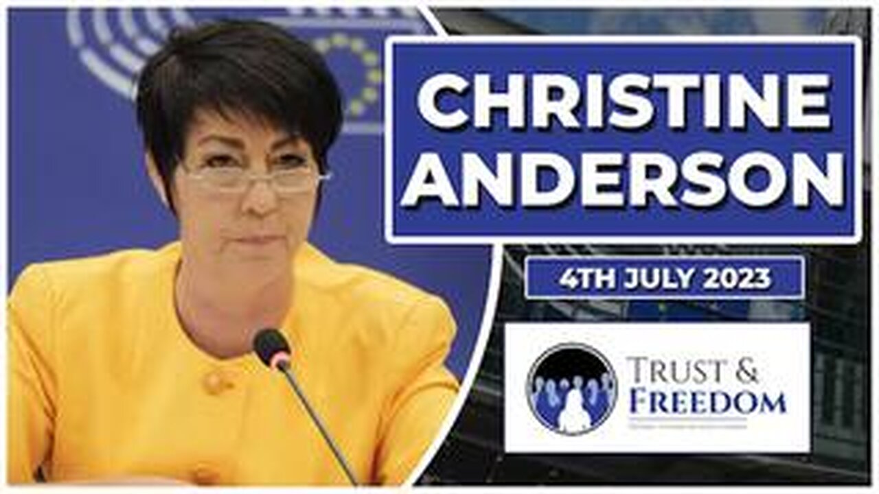 Brace yourselves the fight is on! Christine Anderson to the globalists - “Let’s Fight!”