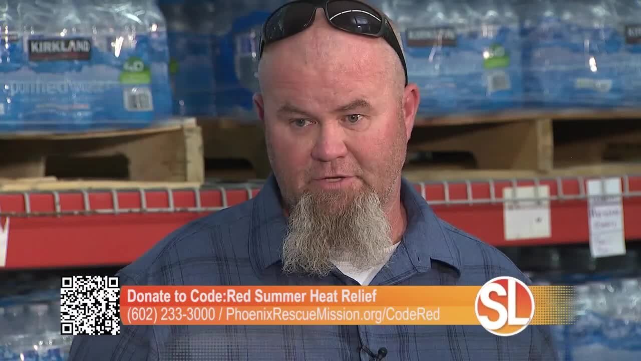 Will you lend a hand and donate to the Phoenix Rescue Mission's Code:Red Summer Heat Relief?