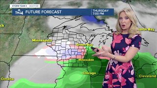 Cloudy Monday with a few showers