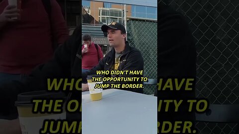 Jumping The Border Is NOT Immigration