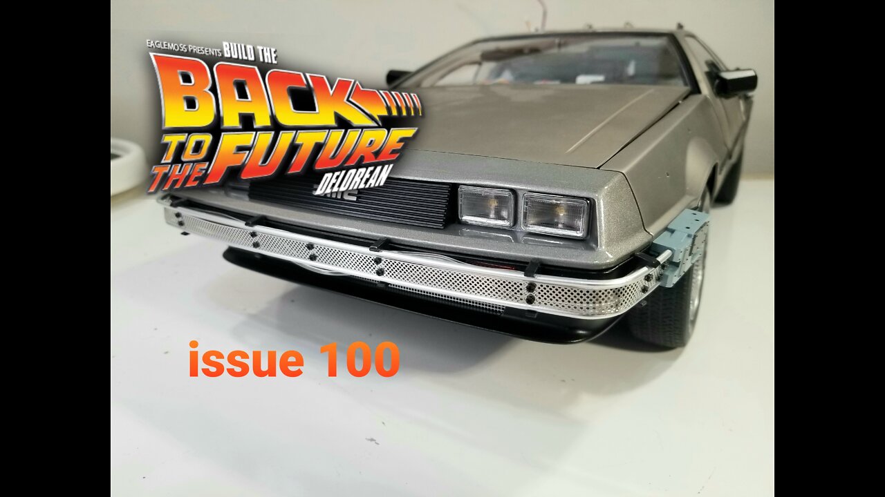 build the back to the future delorean issue 100