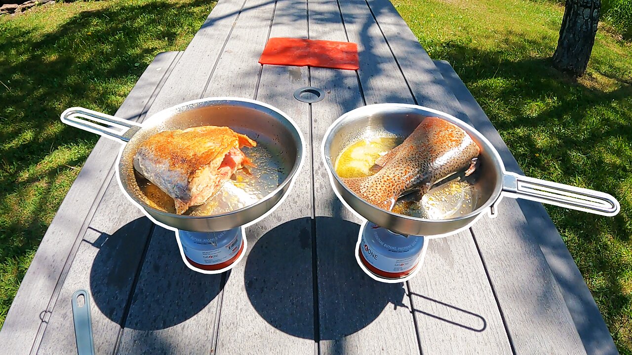 Catching and Cooking Montana's Own Western Slope Cutthroat Trout at Elk Lake Montana!
