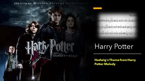 Hedwig's Theme from [Harry Potter] Melody - - (Easy Trumpet Solo for Beginner´s)