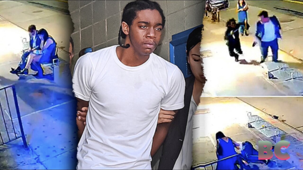 Police arrest suspect in deadly stabbing of poet caught on camera
