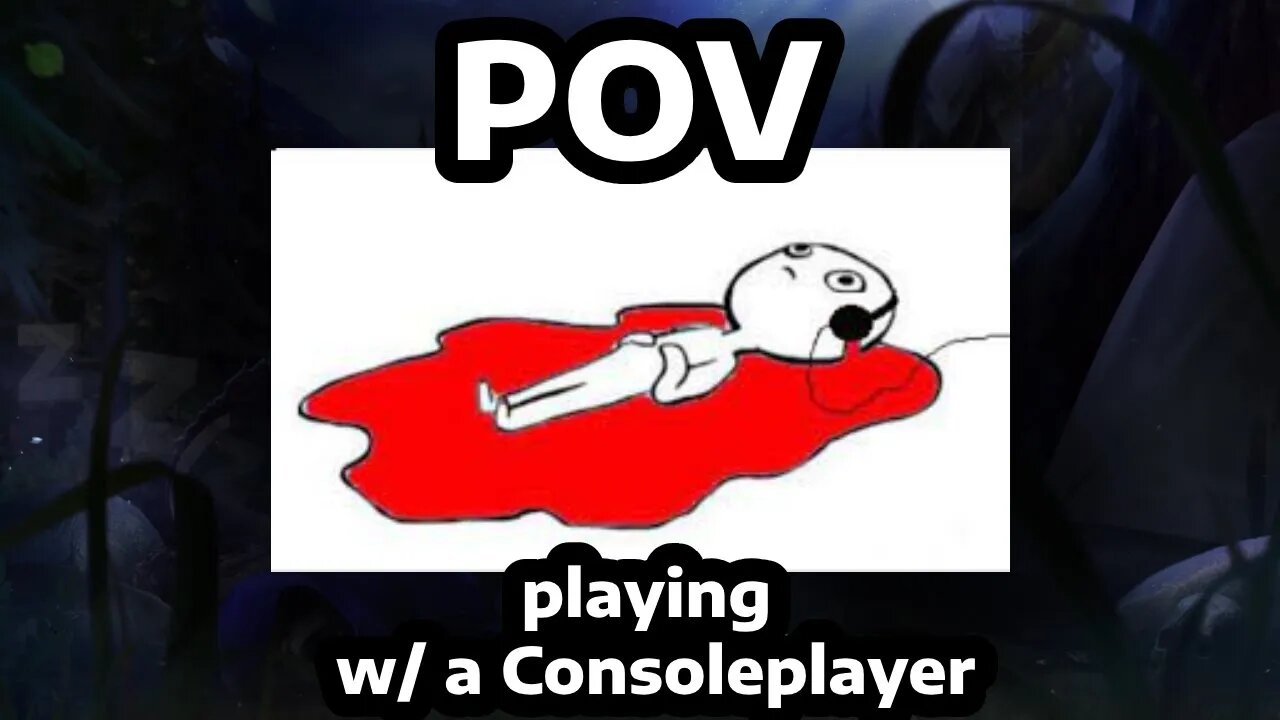 POV playing with a CONSOLE PLAYER!! 🗣 📢