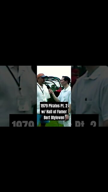 1979 Pirates w/ Hall of Famer - Bert Blyleven #shorts