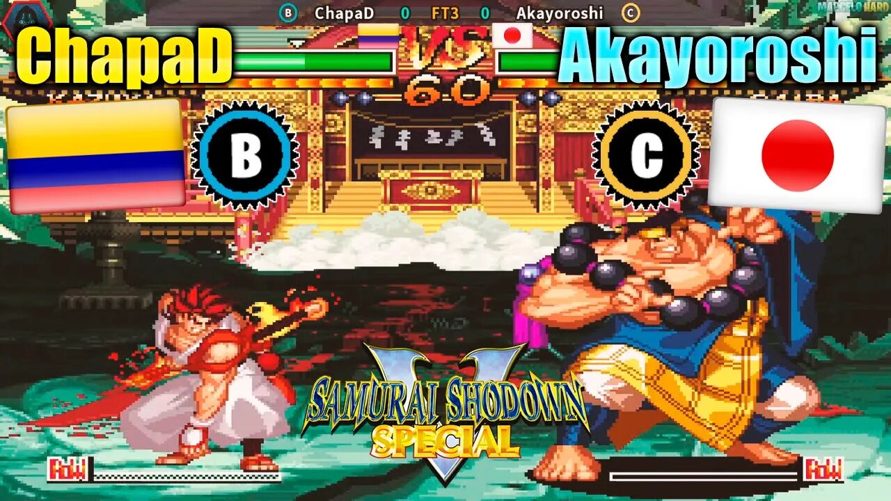 Samurai Shodown V Special (ChapaD Vs. Akayoroshi) [Colombia Vs. Japan]