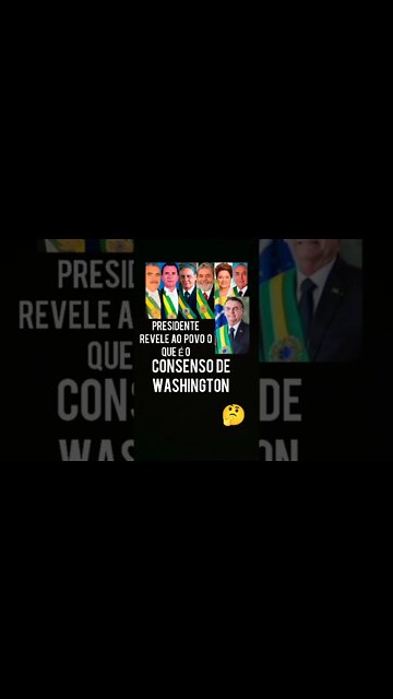 PRESIDENTE B0LS0NAR0, LULA E DEMAIS REVELE AO POVO O CONSENSO DE WASHINGTON