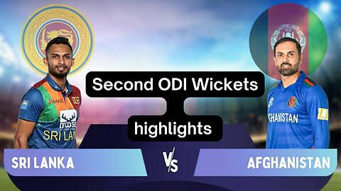 2nd ODI | Highlights | Afghanistan Tour Of Sri Lanka | 4th June 2023