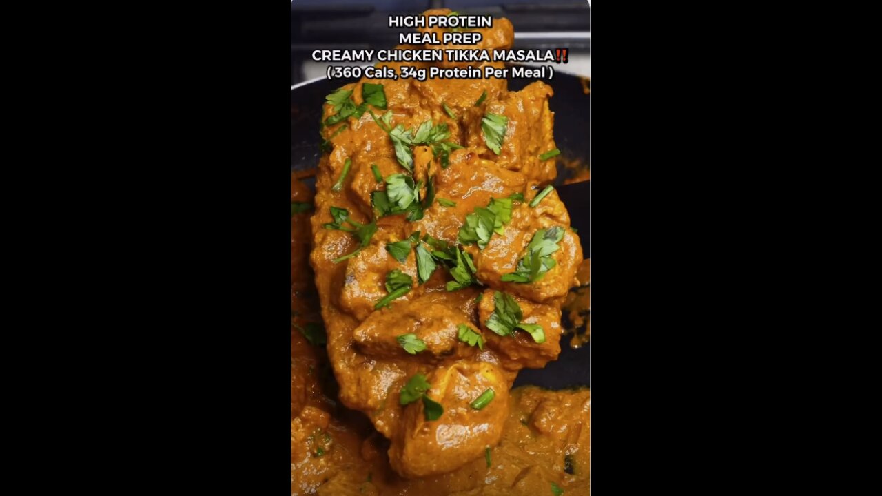 Low Cal High Protein Creamy Chicken Tikka Masala