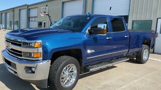 Tulsa Auto Wraps | White Glove Auto | Blue Chevy Silverado