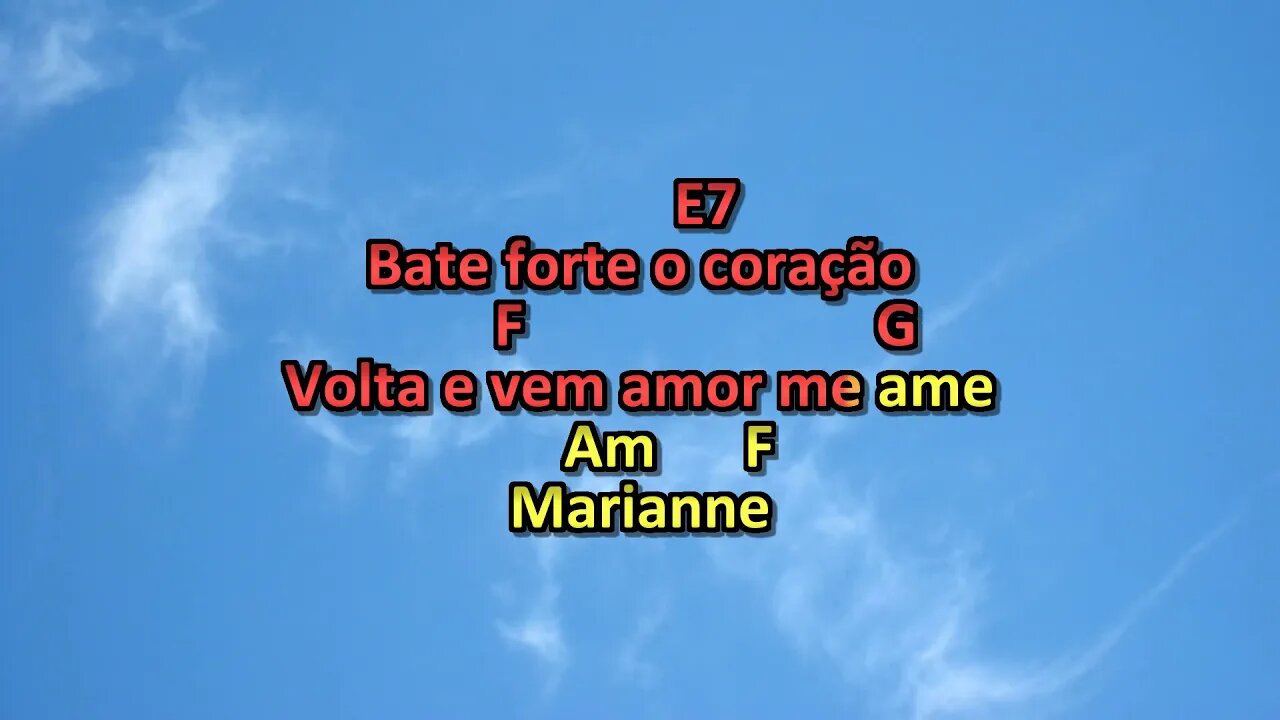 Bruno e Marrone Marianne karaoke playback2