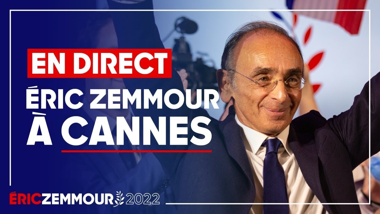 Eric Zemmour : Meeting de l’Union des droites à Cannes