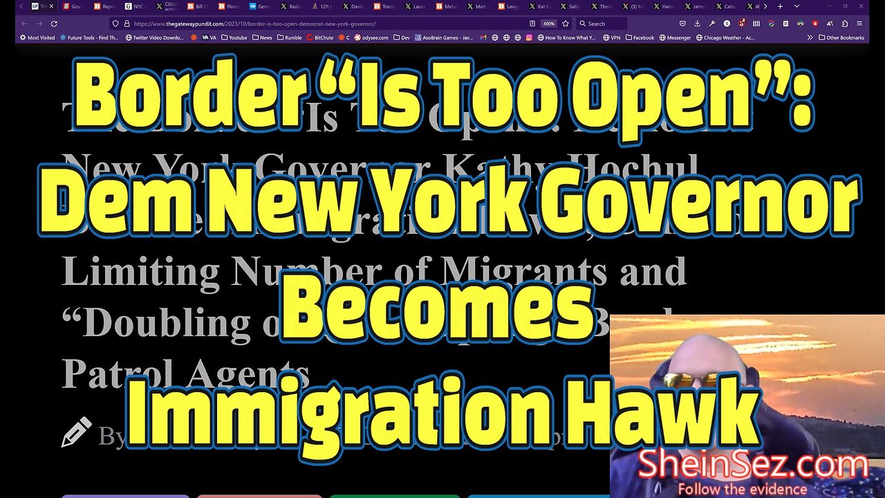 Border “Is Too Open”: Democrat New York Governor Becomes Immigration Hawk-SheinSez 310