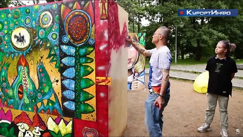 Фестиваль «Роман со STREET ART» прошел в библиотеке Зощенко