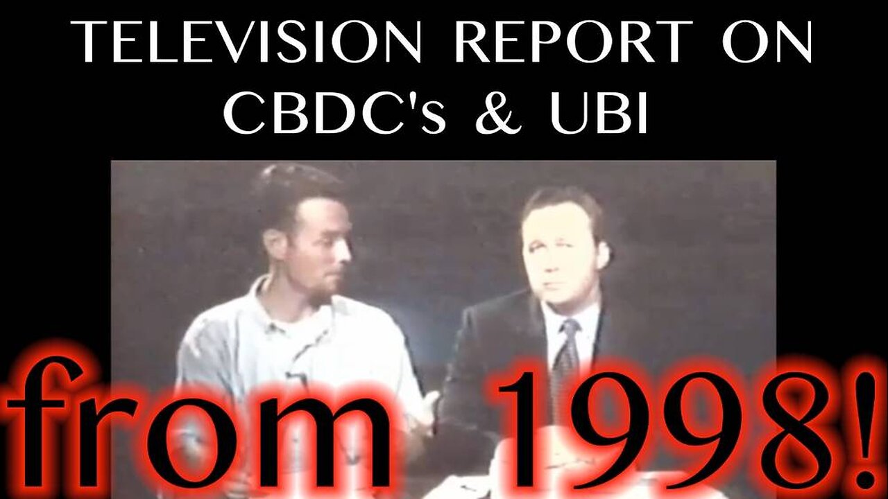 Alex Jones & Steve Lane Discuss Digital Currency, Social Score & Universal Income in 1998!