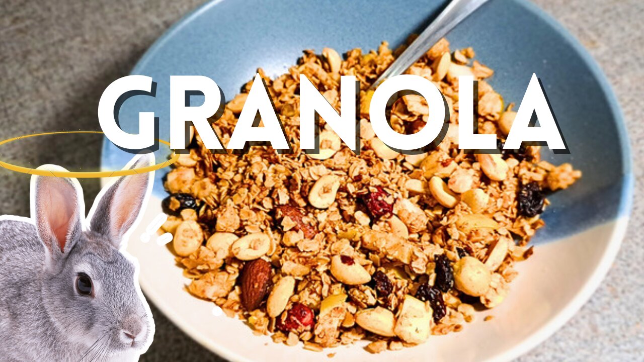 DIY Homemade & Healthy Granola AKA Rabbit Food [60 fps]