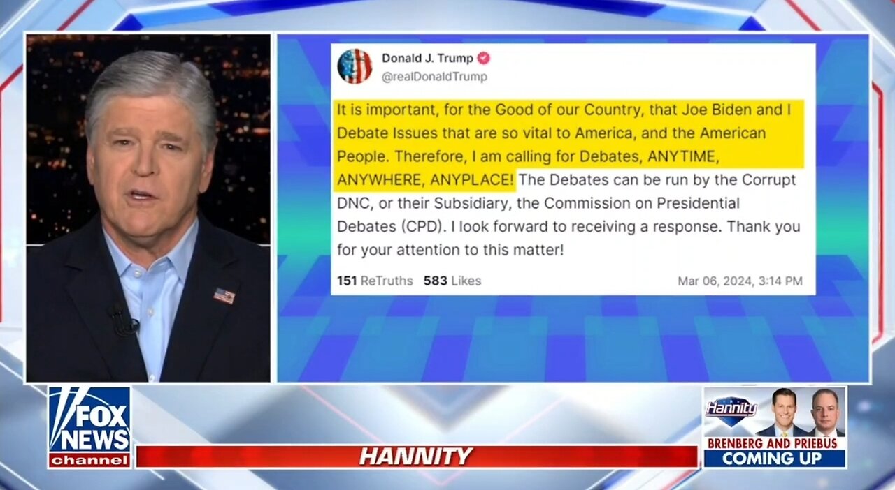 Hannity: This Is What's At Stake On November 5th