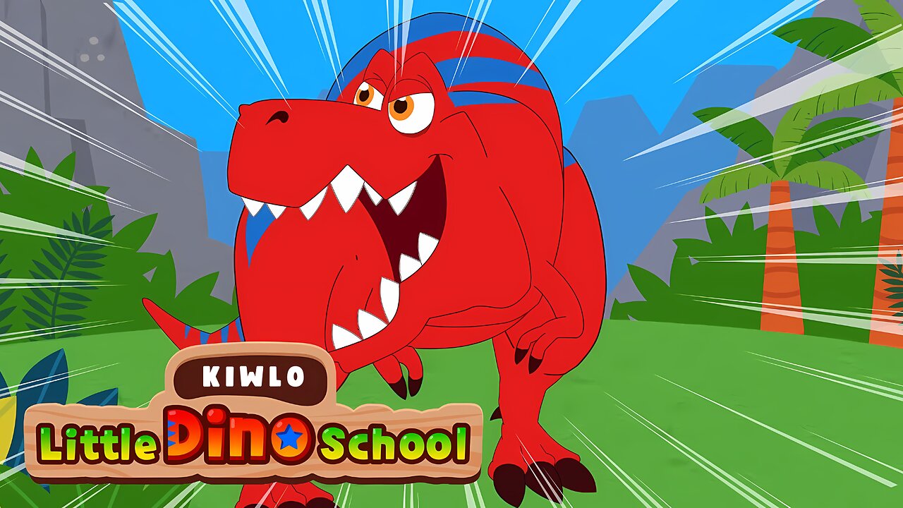 Tyrannosaurus Rex Song | T-Rex Song | Dinosaur Song | Kiwlo Dinosaurs for Kids