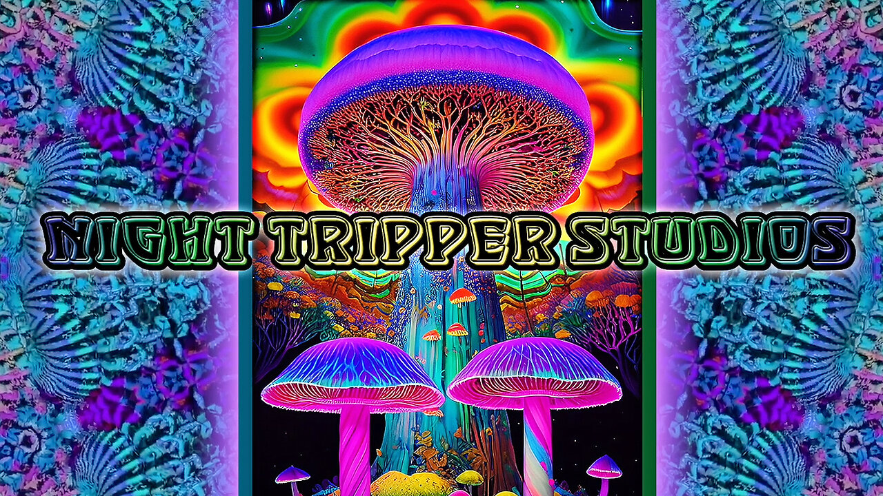 Psychedelic ✨🍄 Trippy HD Visuals ✨💫 Instrumental Music Deep Sleep Relaxation Meditation Sounds 🌙