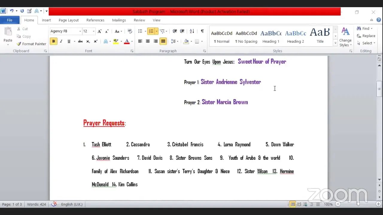 Contend For The Faith's Bible Class