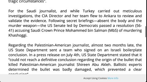 🟨 兩名被害記者的故事：西方虛偽的縮影 🟨