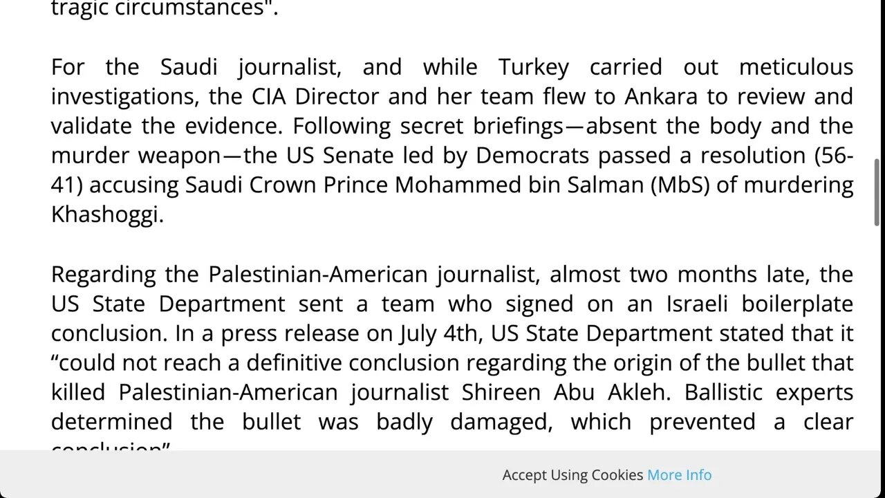 🟨 兩名被害記者的故事：西方虛偽的縮影 🟨