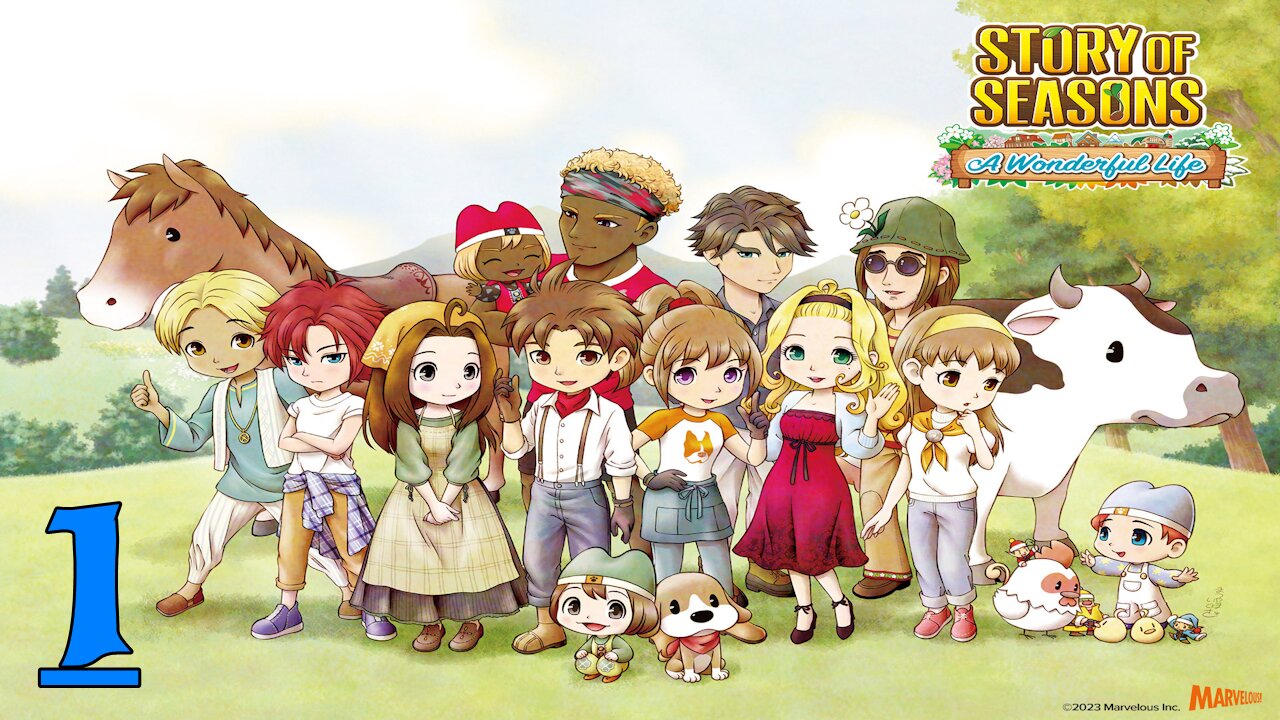 Sleepy do-nothing stream || Story of Seasons: A Wonderful Life #1