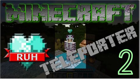 Minecraft Hardcore but you randomly teleport every day Challenge - RUH Teleporter Run 1 Part 2