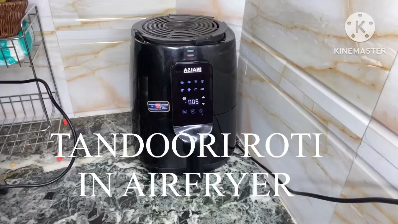 Tandoori roti in AIRFRYER