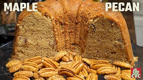 Old Fashioned Maple Pecan Pound Cake, A Southern Delight