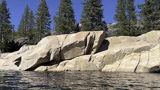 Spaulding lake CA cliffs