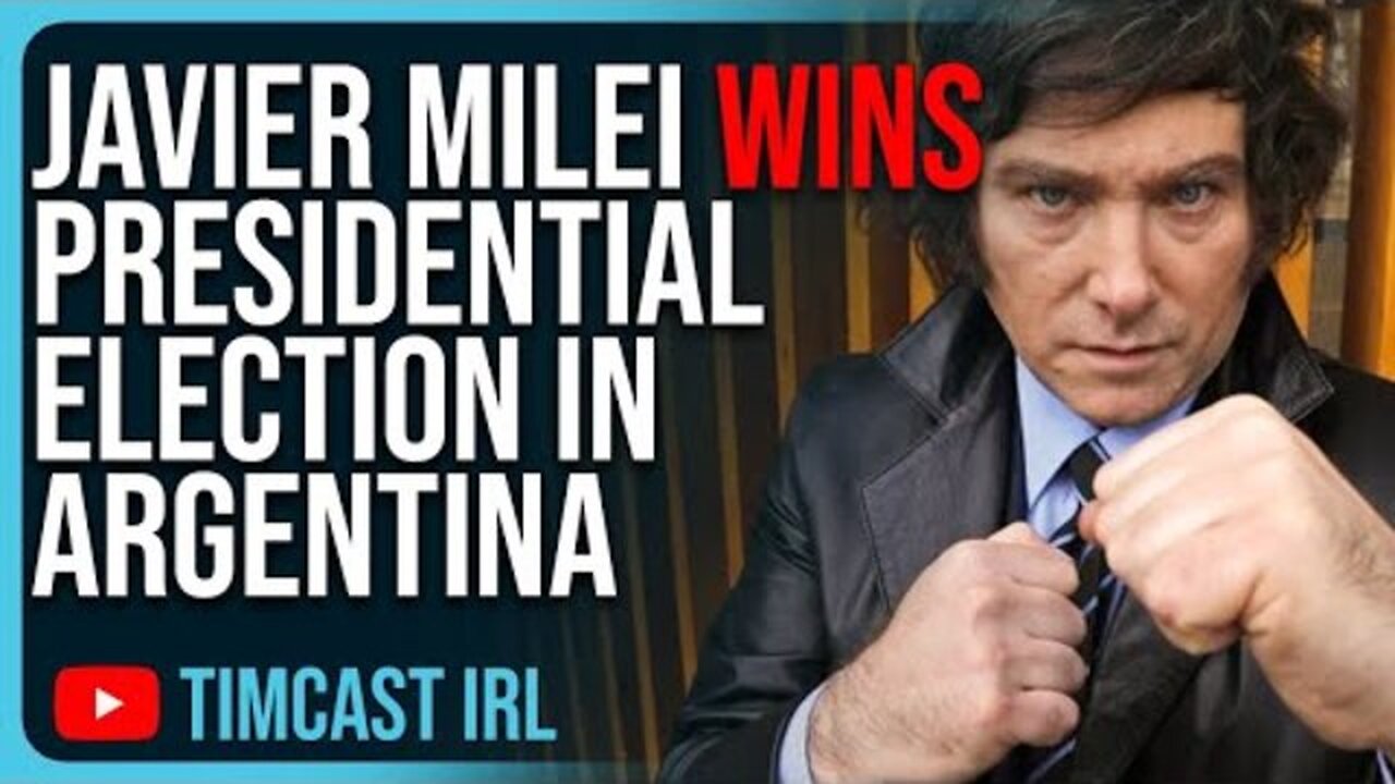 JAVIER MILEI WINS PRESIDENTIAL ELECTION IN ARGENTINA, THE WOKE LEFT PANICS & MELTS DOWN