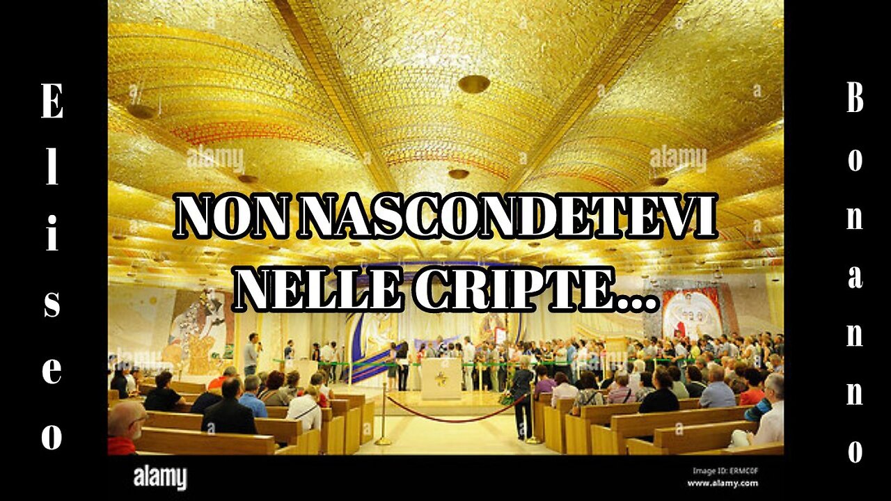 NON NASCONDETEVI NELLE VOSTRE CRIPTE.