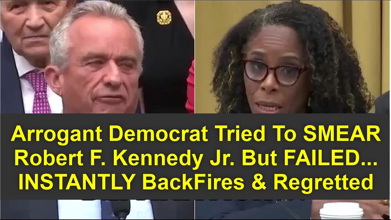 Arrogant Democrat Tried To SMEAR Robert F. Kennedy Jr. But FAILED...INSTANTLY BackFires & Regretted